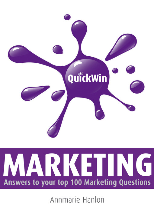 Title details for Quick Win Marketing by Annmarie Hanlon - Available